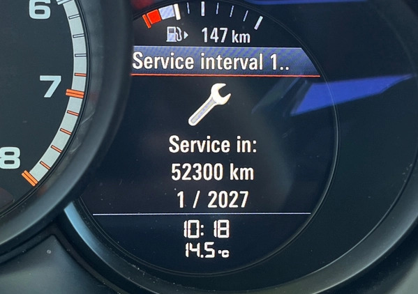 Porsche Macan cena 149900 przebieg: 95429, rok produkcji 2014 z Katowice małe 596